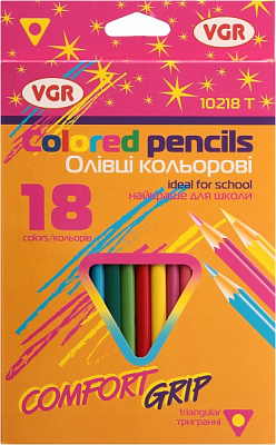 Олівці кольорові Comfort grip VGR