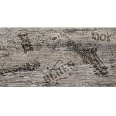 Декор Golden Tile Vesta Jazz У37990 Коричневый ректификат 300x600 мм