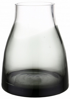 Ваза Wrzesniak Glassworks Яншо 18 см серая 