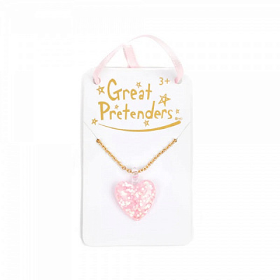Бусы Great Pretenders Glitter Heart (90418)
