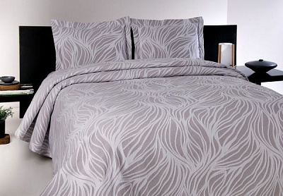 Покрывало Amarante 240x260 см Manterol серый с белым 