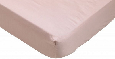Простынь на резинке Exclusive Solid 160x200 см бежевый La Nuit 