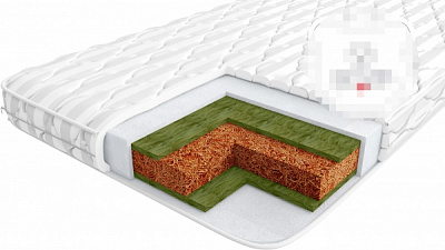 Матрас ECO 10 см Baby Veres 120х60 белый 51.1.02 