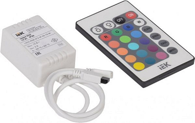 Контролер IEK 12 В 72 Вт Eco з ПДК ІЧ RGB 3 канали