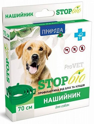 Нашийник Природа проти бліх ІНСЕКТОСТОП ProVET для собак 70см