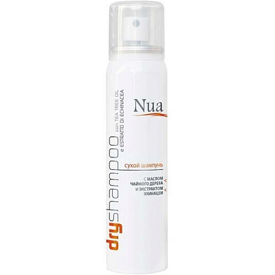 Сухой шампунь Nua Dry з олією чайного дерева та екстрактом ехінацеї 100 мл 