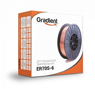 Дріт зварювальний оміднений Gradient GWC0805 0,8 мм 5 кг