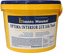 Краска акриловая латексная Bionic House Optima Interior Lux silk touch шелковистый мат 10л 14кг