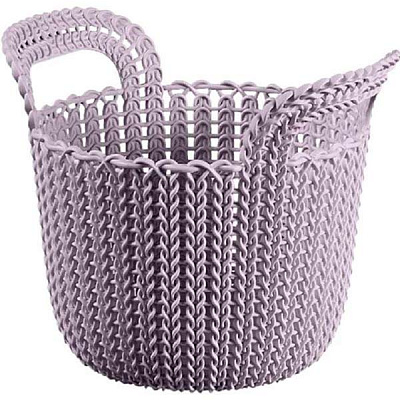 Кошик пластиковий Curver 240374 Knit XS круглий 230x190x190 мм
