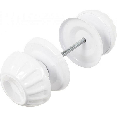 Ручка стяжка Зефір РЛ071 біла