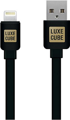 Кабель Luxe Cube (LIGHTNING to USB Black) 1 м чорний