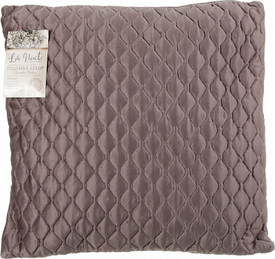 Подушка декоративная Nadia 45x45 см тауп La Nuit 