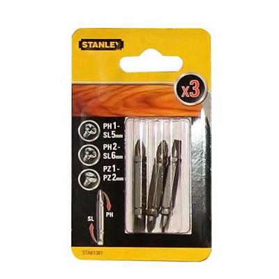 Набор бит Stanley 3 шт. STA61381