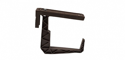 Тримач гак балконний 19 см пластик шаде (GB20/Sh) ММ-Пласт