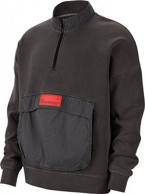 Джемпер Nike M J 23ENG 1/2 ZIP TOP CJ5997-010 р. XL черный