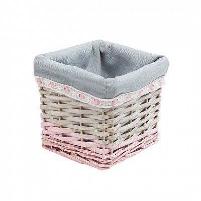 Кошик плетений Natural House Пудра EW-62 S 140x160x160 мм