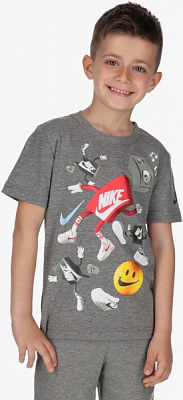 Футболка Nike OVERSIZED BOXY 86J150-GEH р.L сірий