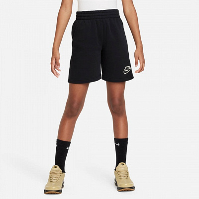 Шорты Nike K NSW CLUB+SHORT CREATE FD3208-010 р. S черный