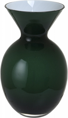 Ваза скляна Wrzesniak Glassworks Curve 20,3 см зелена 17-10762