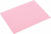 Фетр с принтом Горох светло-розовый 1 мм, 42,5x33 см
