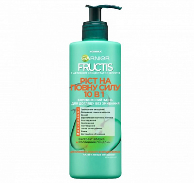 Маска Garnier Fructis Рост во всю силу для ослабленных волос, склонных к выпадению волос 400 мл 