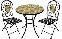 Комплект мебели Indigo Сицилия с покрытием мозаика черный 