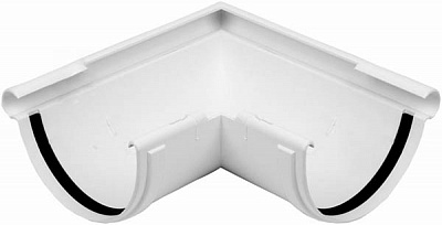 Кут зовнішній Giza 90° 120 мм білий