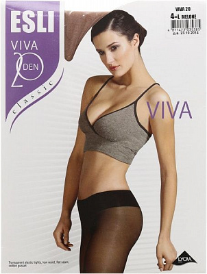 Колготки Conte ESLI VIVA 20 den melone р. 4 бежевий