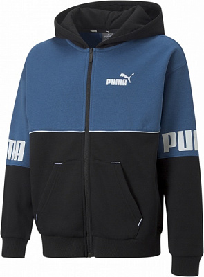 Джемпер Puma POWER COLORBLOCK FULL-ZIP FL B 67009917 р. 152 синій