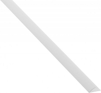 Кутник для плитки Salag зовнішній 01 ПВХ 10 мм 2,5м білий