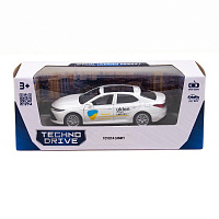 Автомодель TechnoDrive 1:32 Toyota Camry Uklon (білий) 250291