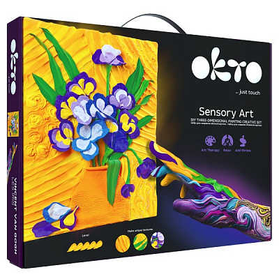 Набір для створення об'ємної картини Іриси 30х40 см 10007 OKTO