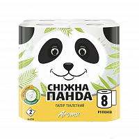 Туалетний папір Сніжна Панда Aroma двошаровий 8 шт.