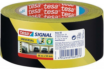 Стрічка сигнальна TESA «Signal» 50 мм 66 м 50 мкн