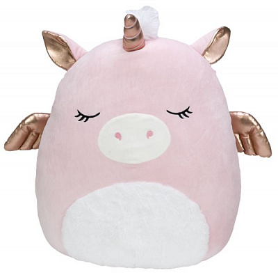 Мягкая игрушка SQUISHMALLOWS Единорог Грессия 31 см пудрово-розовый 6732757