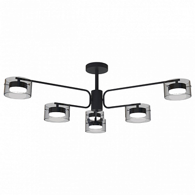 Люстра стельова Hopfen STARK FJORD-GX-6 BK 6xGX53