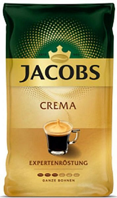 Кофе в зернах Jacobs Crema 1000 г 8711000539217 