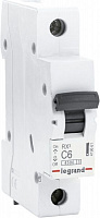 Автоматический выключатель  Legrand RX3 4,5кА 6А 1Р C 419661