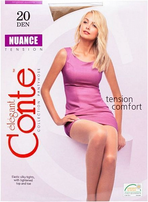 Колготки Conte NUANCE 20 den mocca р. 2 мокко