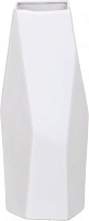 Ваза керамическая белая Полигональ 2503-34 15х14х34 см Eterna