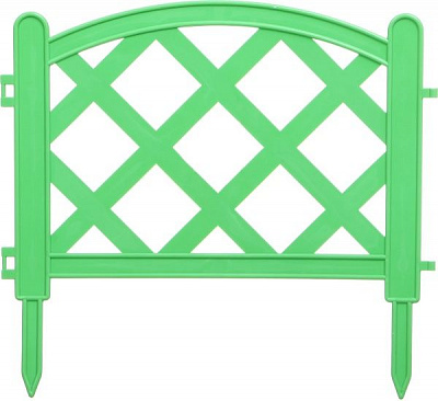 Декоративное ограждение для клумб решетчатая 4 шт.