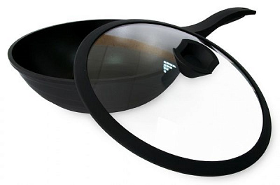 Сотейник із кришкою Black Pro New 30 см 88374-30S Lessner