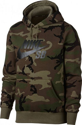 Джемпер Nike M NK SB HOODIE ICON ERDL AT9755-222 р. M камуфляж