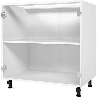 Тумба нижняя распашная 800x820x522 мм белый