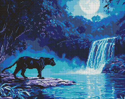 Алмазная мозаика Ночной хищник ©art_selena_ua Ideyka