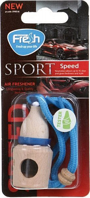 Ароматизатор підвісний FRESHWAY Sport Wood (Швидкість) Speed 5 мл