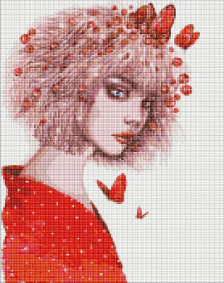 Алмазна мозаїка Поцілунок метеликів ©lesya_nedzelska_art Ideyka