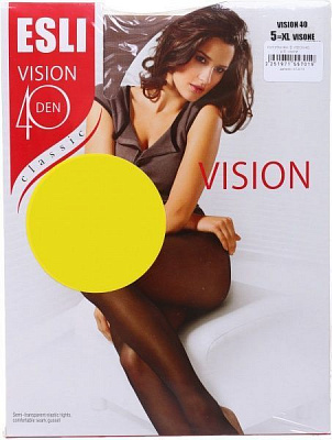 Колготки жіночі ESLI Vision Classic р. 5 40 den Visone 2 пар