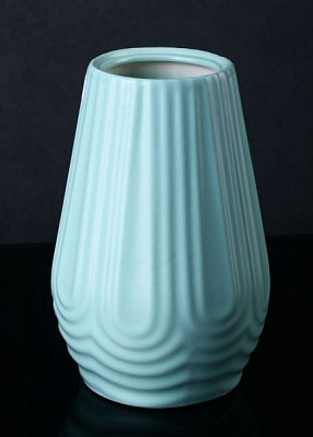 Ваза керамическая мятная Риото 20 см Наша Кераміка