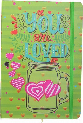 Книга для нотаток You are loved А5 80 аркушів